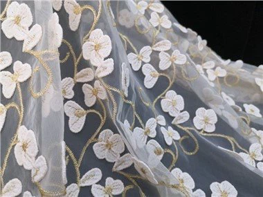 Mesh Paj Ntaub Lace Fabric